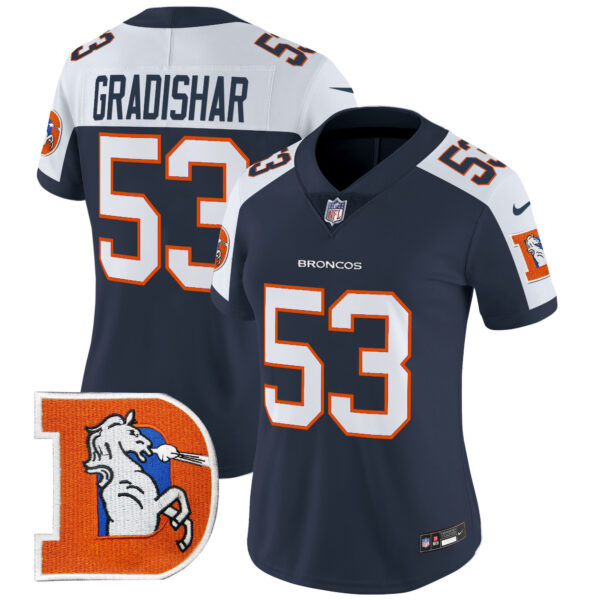 Women's Denver Broncos Throwback Vapor Limited Jersey V2 - All Stitched - Image 14