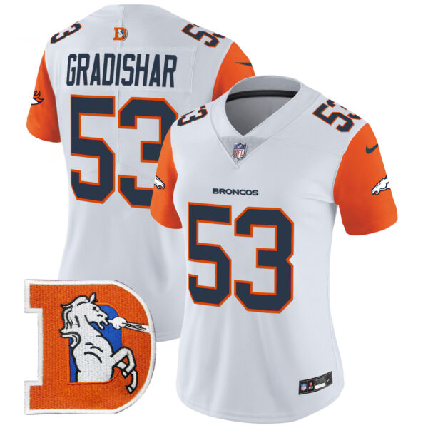 Women's Denver Broncos Throwback Vapor Limited Jersey V2 - All Stitched - Image 42
