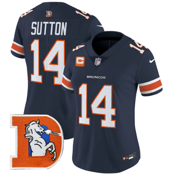 Women's Denver Broncos Throwback Vapor Limited Jersey V2 - All Stitched - Image 24