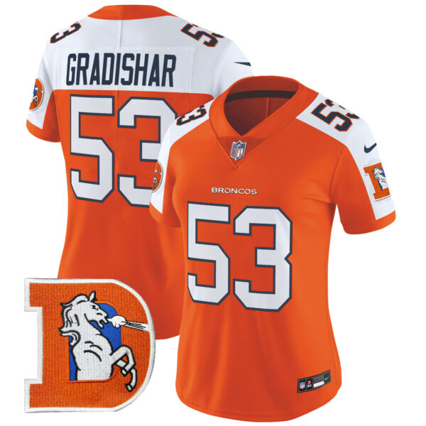 Women's Denver Broncos Throwback Vapor Limited Jersey V2 - All Stitched - Image 21