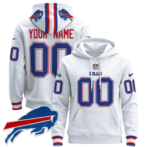 Buffalo Bills 2024 Custom Pullover Hoodie - All Stitched - Image 4