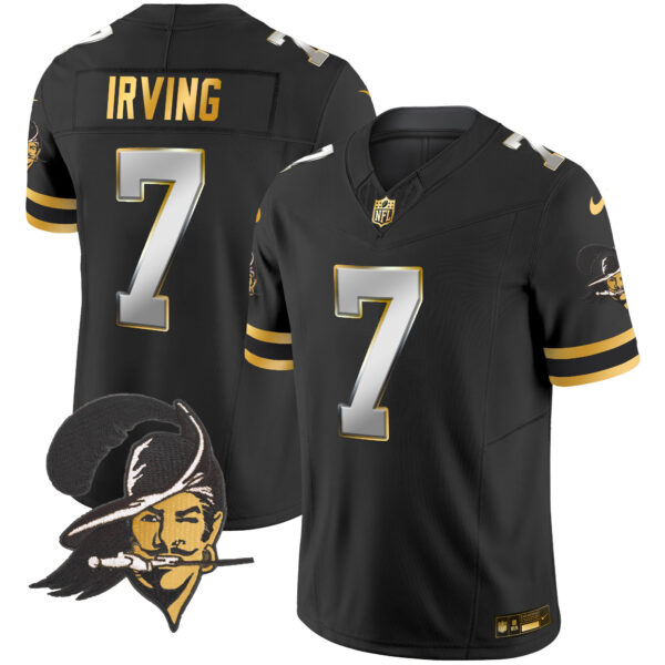 Men's Buccaneers Throwback Gold Vapor Limited Jersey - All Stitched - Image 7