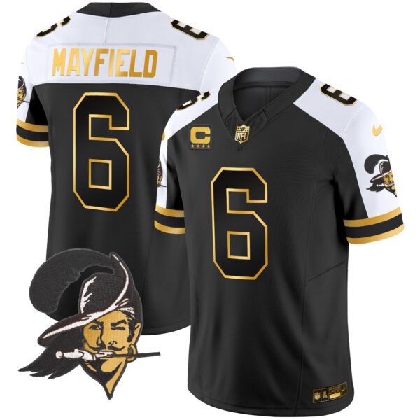 Men's Buccaneers Throwback Gold Vapor Limited Jersey - All Stitched - Image 22