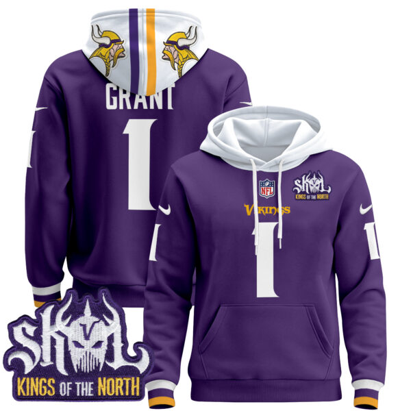 Men's Minnesota Vikings 2025 Pullover Hoodie - All Stitched - Image 15