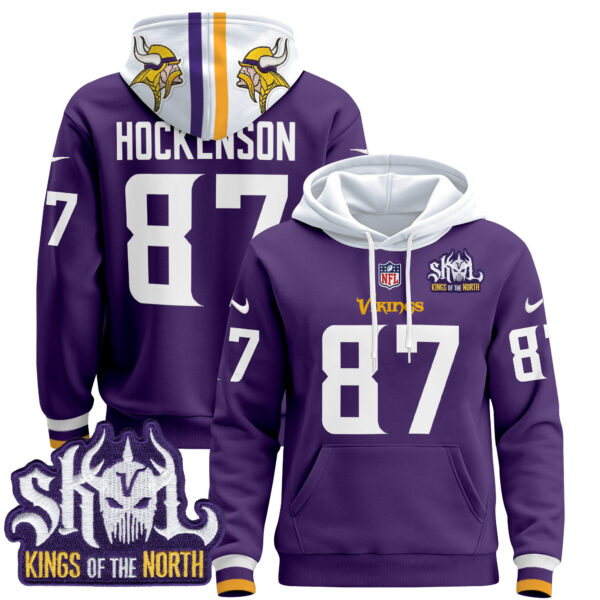 Men's Minnesota Vikings 2025 Pullover Hoodie - All Stitched - Image 17