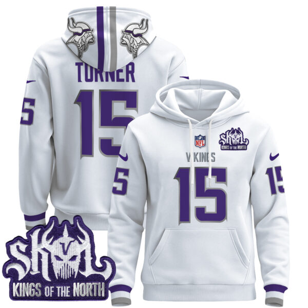Men's Minnesota Vikings 2025 Pullover Hoodie - All Stitched - Image 4