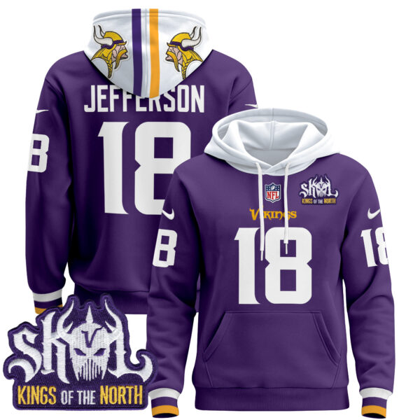 Men's Minnesota Vikings 2025 Pullover Hoodie - All Stitched - Image 12