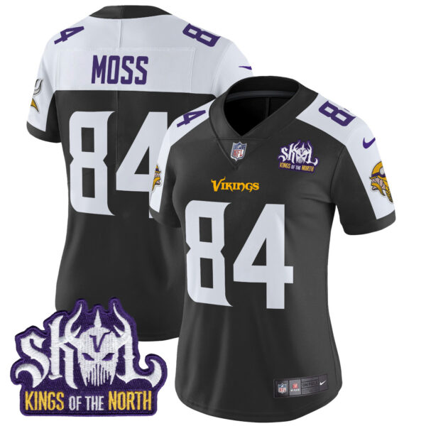 Women's Minnesota Vikings Kings Of The North Patch Vapor Limited Jersey - All Stitched - Image 18
