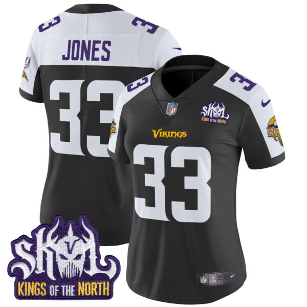 Women's Minnesota Vikings Kings Of The North Patch Vapor Limited Jersey - All Stitched - Image 14