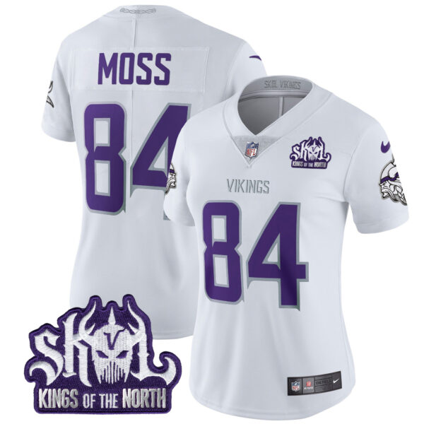 Women's Minnesota Vikings Kings Of The North Patch Vapor Limited Jersey - All Stitched - Image 45