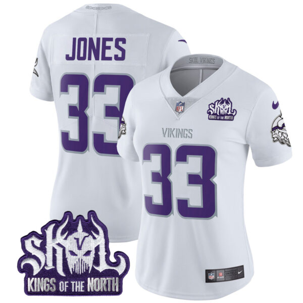 Women's Minnesota Vikings Kings Of The North Patch Vapor Limited Jersey - All Stitched - Image 41
