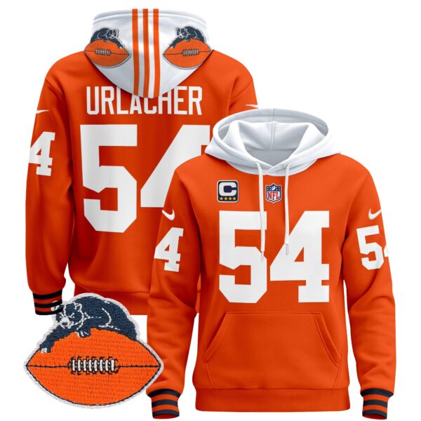 Men's Chicago Bears Throwback 2024 Pullover Hoodie - All Stitched - Image 18
