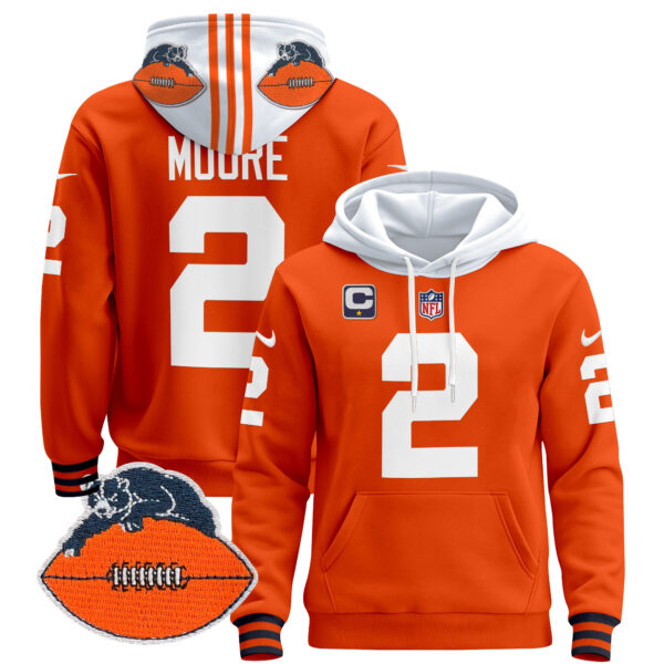Men's Chicago Bears Throwback 2024 Pullover Hoodie - All Stitched - Image 19