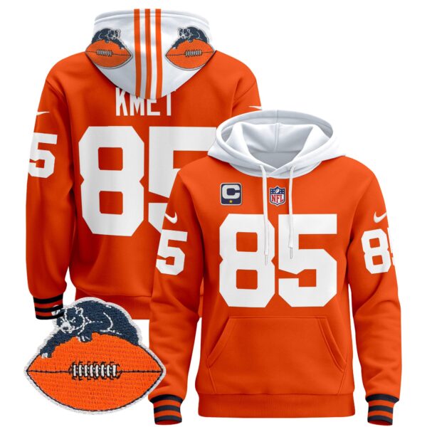 Men's Chicago Bears Throwback 2024 Pullover Hoodie - All Stitched - Image 21