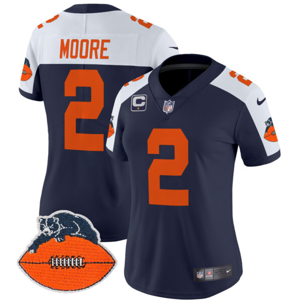Women's Chicago Bears Throwback Vapor Limited Jersey - All Stitched - Image 5