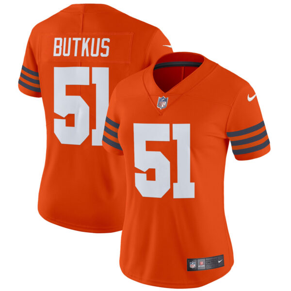 Women's Chicago Bears Throwback Vapor Limited Jersey - All Stitched - Image 30
