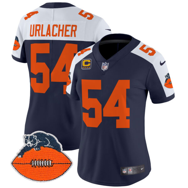 Women's Chicago Bears Throwback Vapor Limited Jersey - All Stitched - Image 4