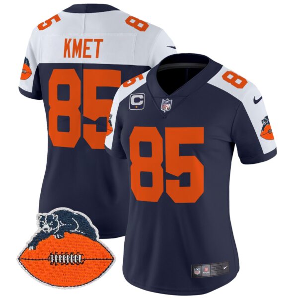 Women's Chicago Bears Throwback Vapor Limited Jersey - All Stitched - Image 7