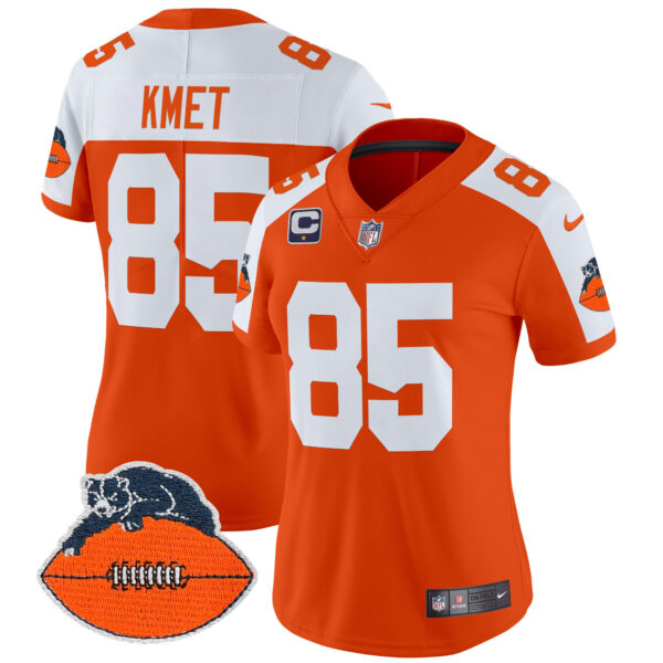 Women's Chicago Bears Throwback Vapor Limited Jersey - All Stitched - Image 14