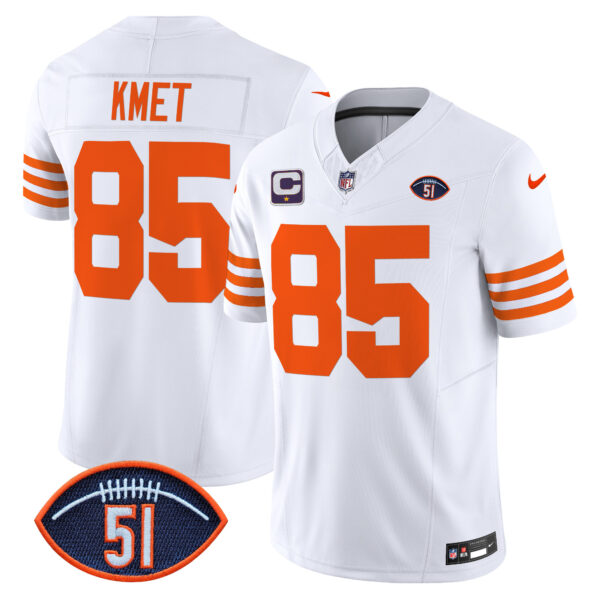 Men's Chicago Bears Dick Butkus Patch Throwback Vapor Limited Jersey - All Stitched - Image 28