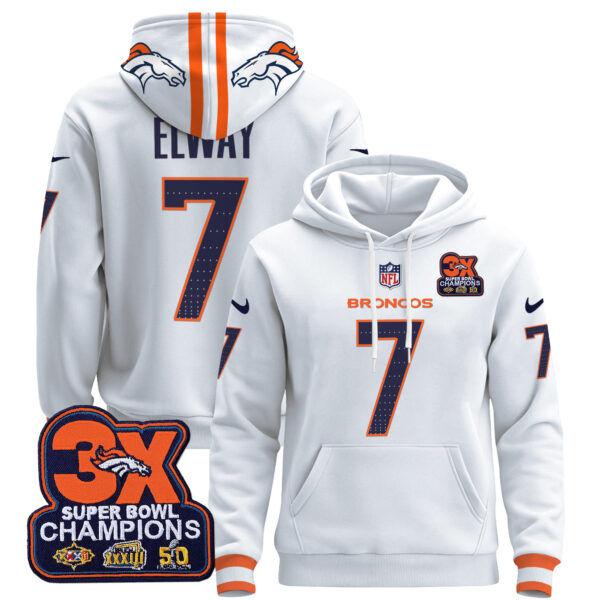 Men's Denver Broncos 2025 Pullover Hoodie - All Stitched - Image 13