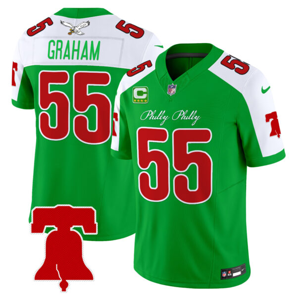 Men's Philadelphia Eagles Philly Phanatic Style Vapor Limited Jersey - All Stitched - Image 33