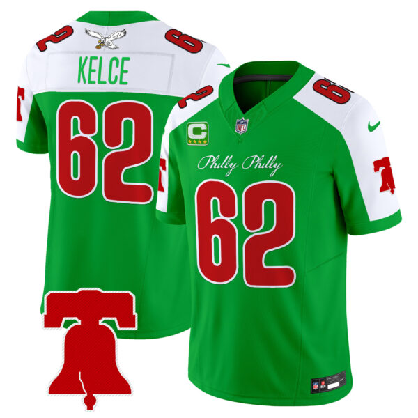 Men's Philadelphia Eagles Philly Phanatic Style Vapor Limited Jersey - All Stitched - Image 29