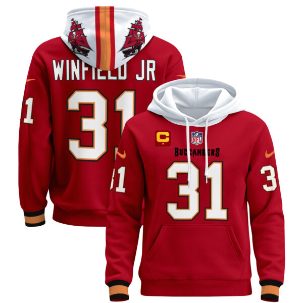 Men's Tampa Bay Buccaneers 2024 Pullover Hoodie V2 - All Stitched - Image 13