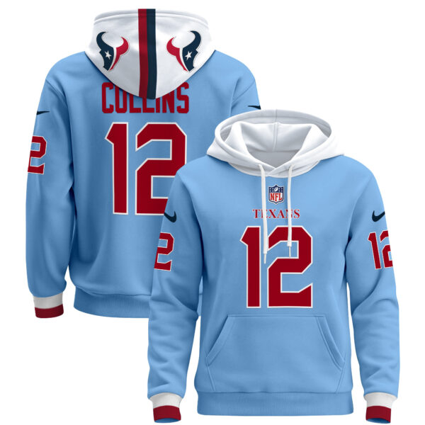 Men's Houston Texans 2024 Pullover Hoodie V2 - All Stitched - Image 9