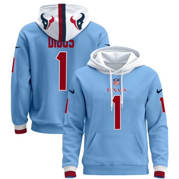 Men's Houston Texans 2024 Pullover Hoodie V2 - All Stitched - Image 2
