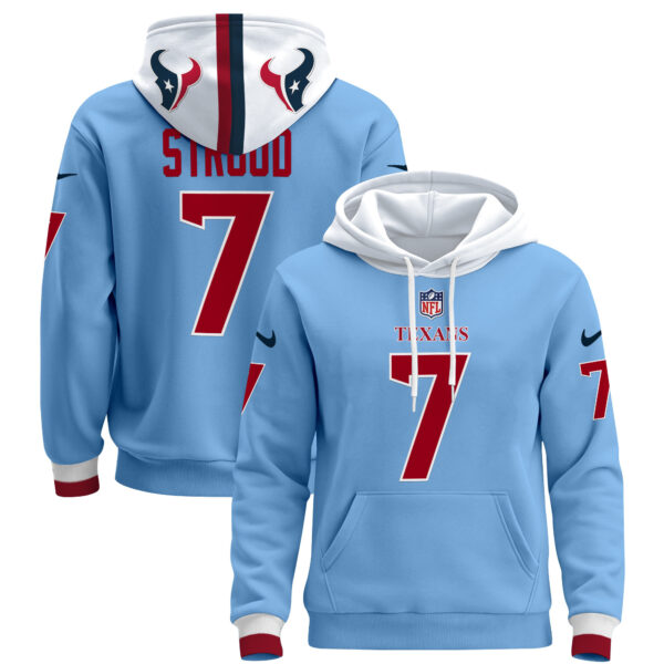 Men's Houston Texans 2024 Pullover Hoodie V2 - All Stitched