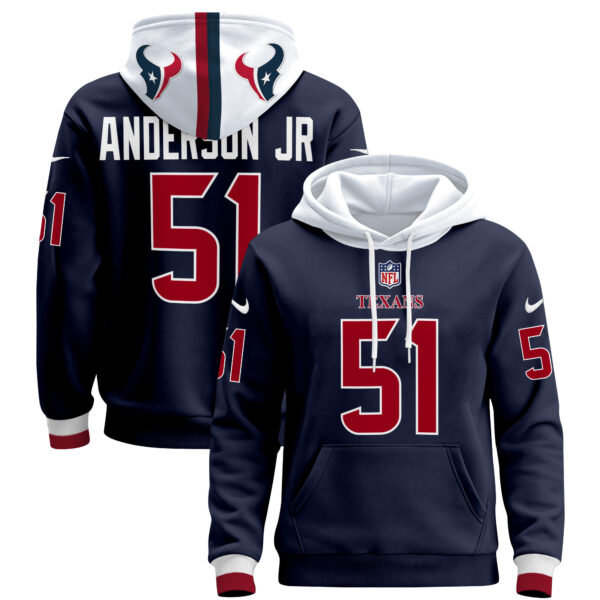 Men's Houston Texans 2024 Pullover Hoodie V2 - All Stitched - Image 16
