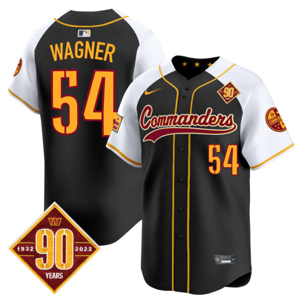 Men's Washington Commanders 90th Anniversary Patch Vapor Premier Limited Jersey - All Stitched - Image 12
