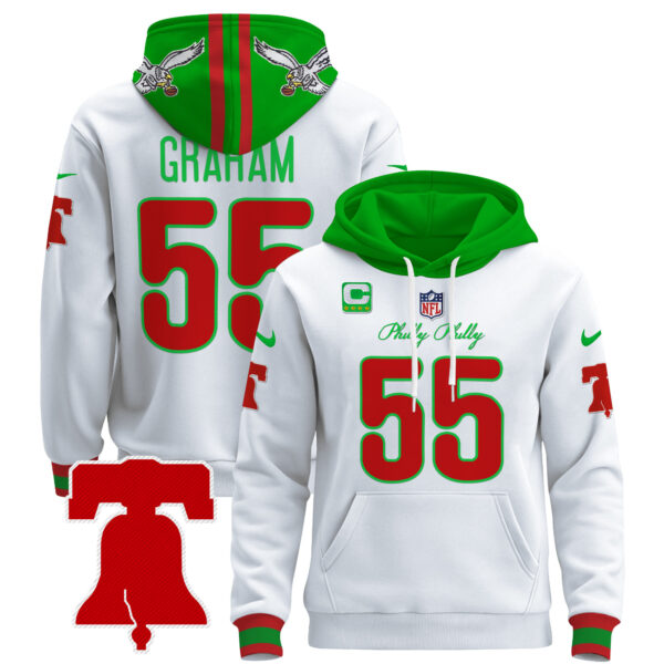 Men's Philadelphia Eagles Philly Phanatic 2024 Pullover Hoodie - All Stitched - Image 15