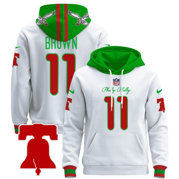 Men's Philadelphia Eagles Philly Phanatic 2024 Pullover Hoodie - All Stitched - Image 17
