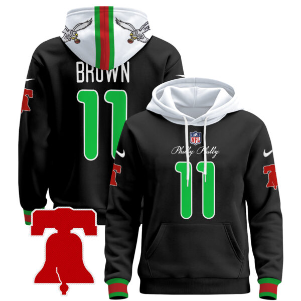 Men's Philadelphia Eagles Philly Phanatic 2024 Pullover Hoodie - All Stitched - Image 26