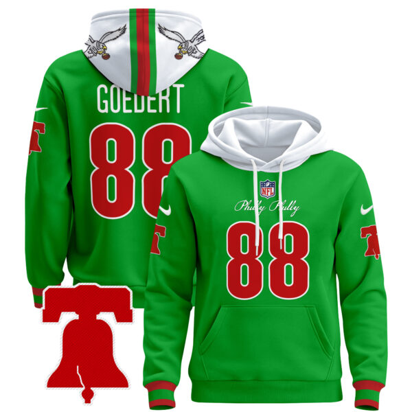 Men's Philadelphia Eagles Philly Phanatic 2024 Pullover Hoodie - All Stitched - Image 9