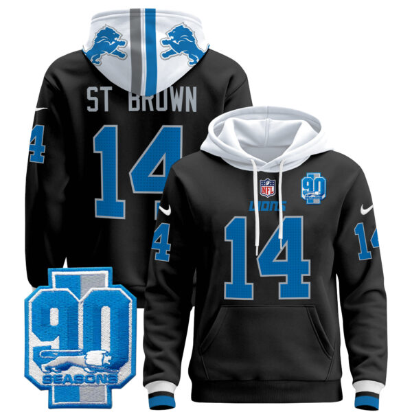 Men's Detroit Lions 2025 Pullover Hoodie - All Stitched - Image 4
