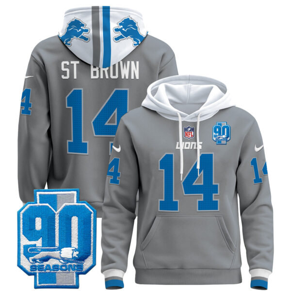 Men's Detroit Lions 2025 Pullover Hoodie - All Stitched - Image 28