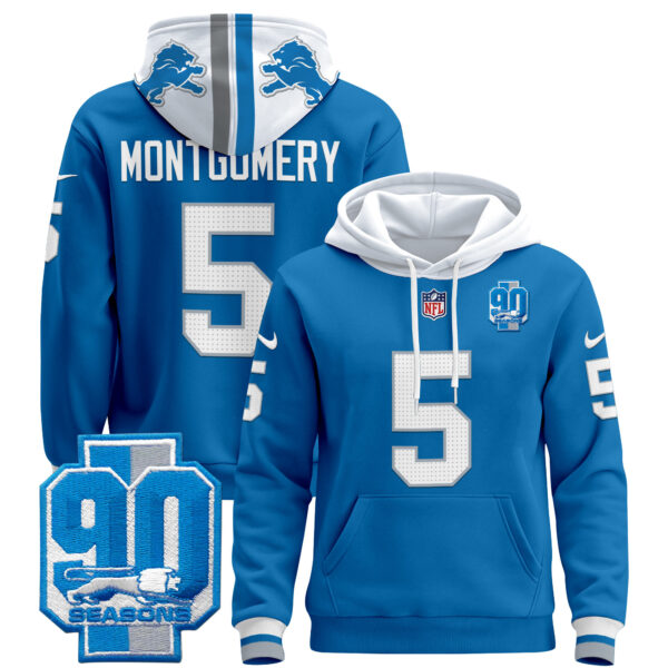 Men's Detroit Lions 2025 Pullover Hoodie - All Stitched - Image 21