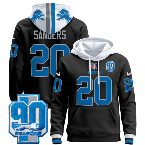 Men's Detroit Lions 2025 Pullover Hoodie - All Stitched - Image 6
