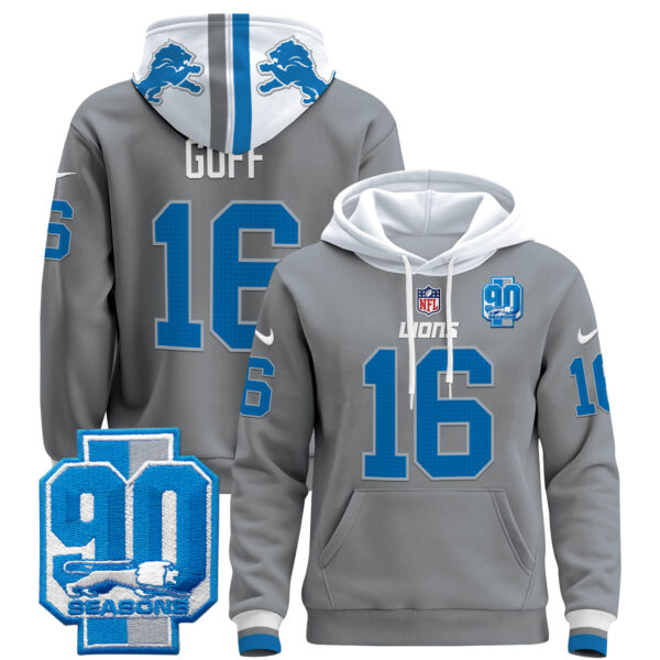 Men's Detroit Lions 2025 Pullover Hoodie - All Stitched - Image 27