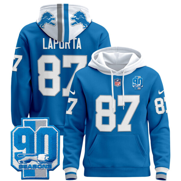 Men's Detroit Lions 2025 Pullover Hoodie - All Stitched - Image 23