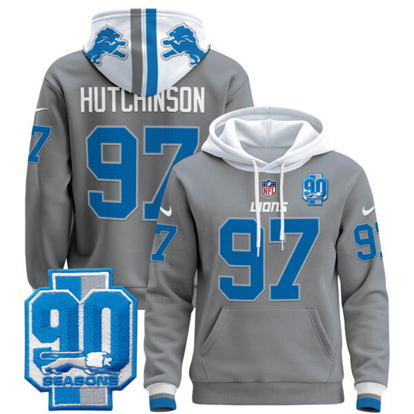 Men's Detroit Lions 2025 Pullover Hoodie - All Stitched - Image 26