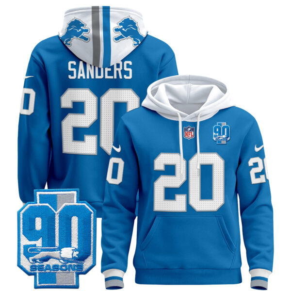 Men's Detroit Lions 2025 Pullover Hoodie - All Stitched - Image 22