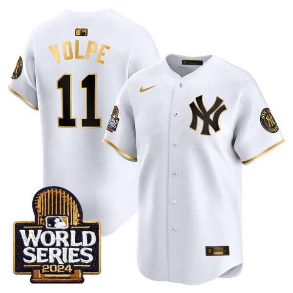 Men's Yankees 2024 World Series Vapor Premier Limited Jersey - All Stitched - Image 10