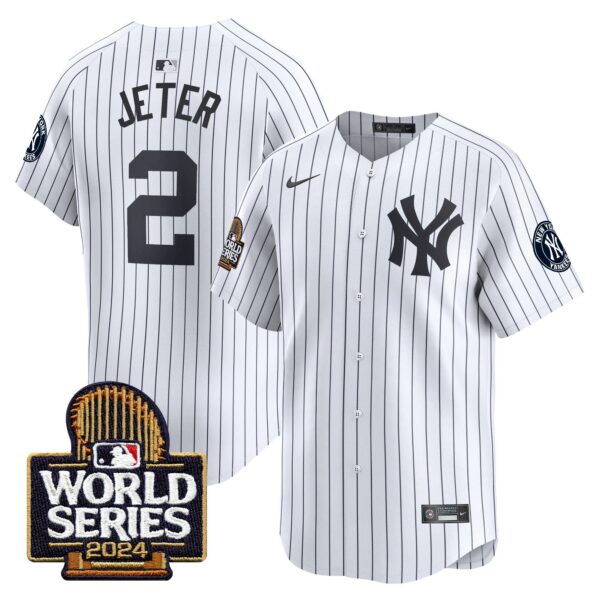 Men's Yankees 2024 World Series Vapor Premier Limited Jersey - All Stitched - Image 20