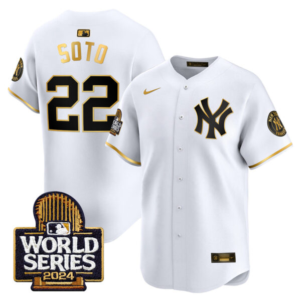 Men's Yankees 2024 World Series Vapor Premier Limited Jersey - All Stitched - Image 14
