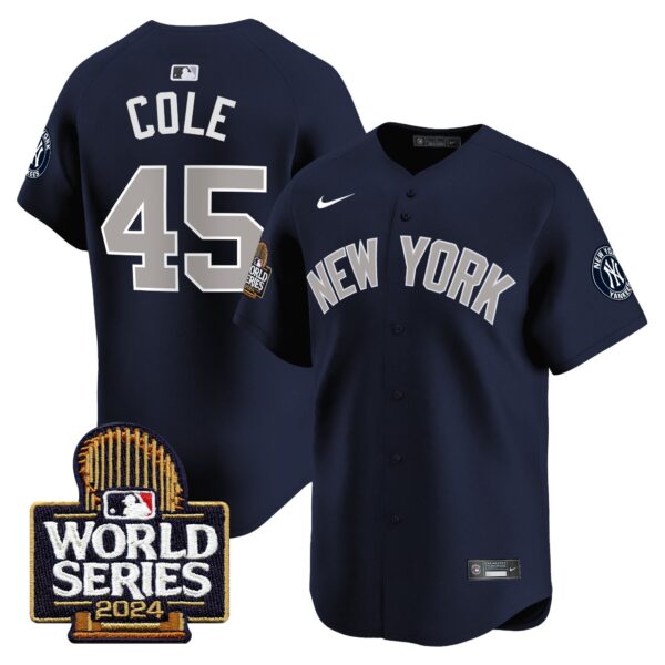 Men's Yankees 2024 World Series Vapor Premier Limited Jersey - All Stitched - Image 37