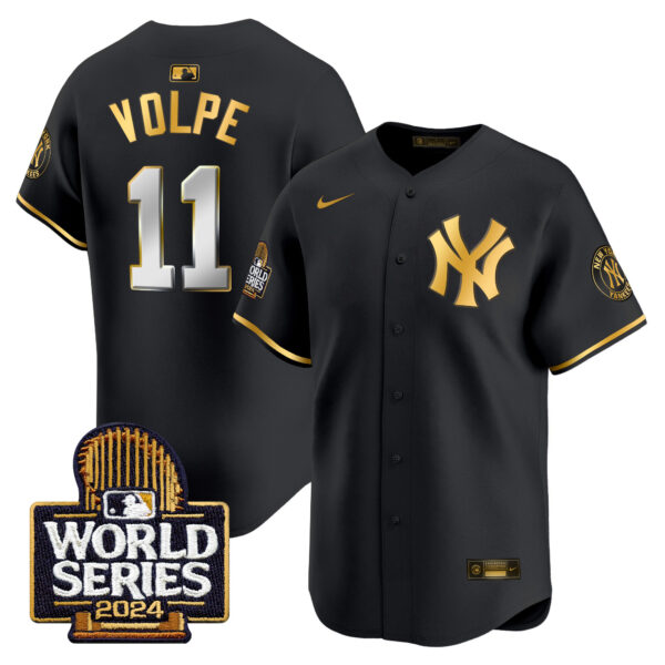 Men's Yankees 2024 World Series Vapor Premier Limited Jersey - All Stitched - Image 2